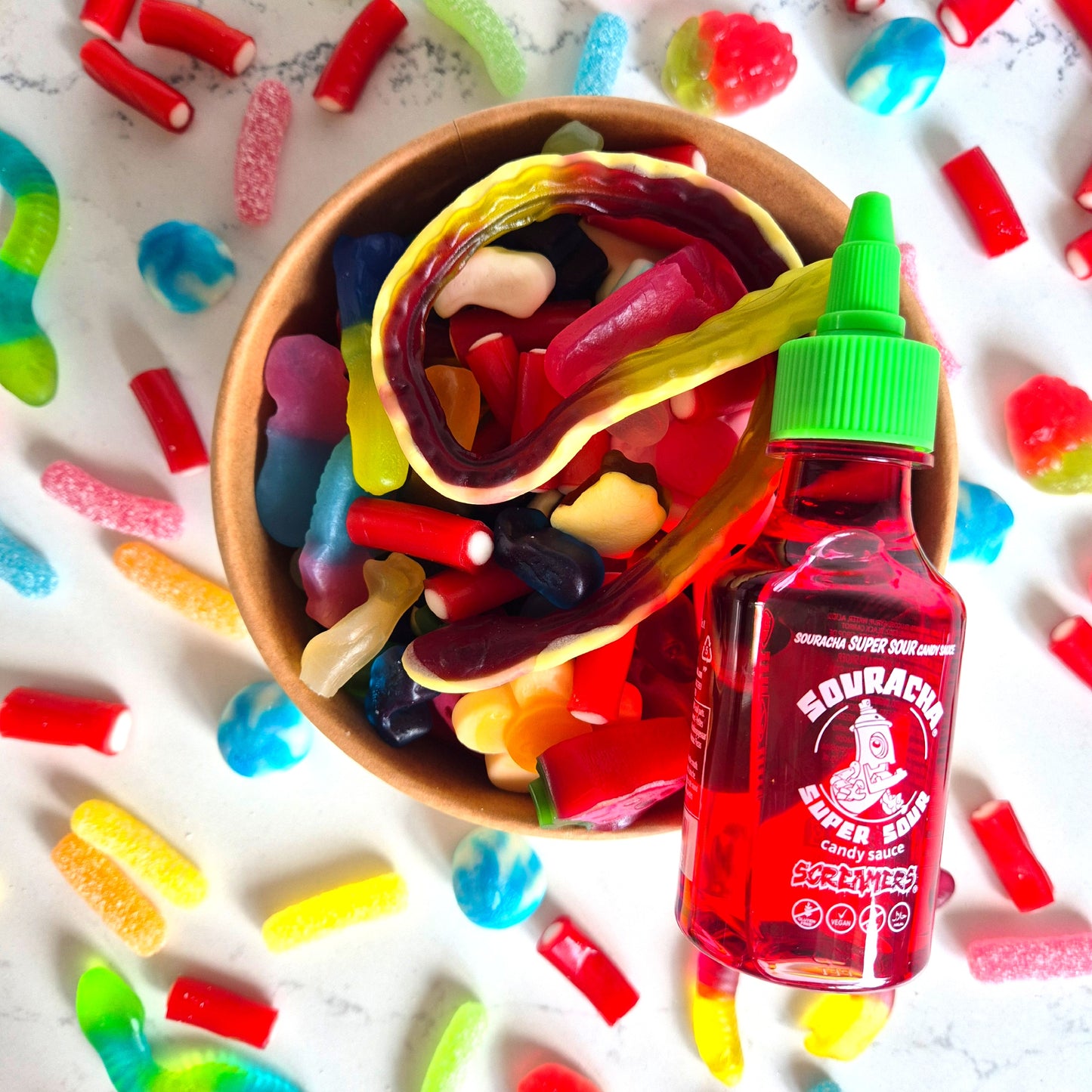 Gummy Candy Salad Bowl