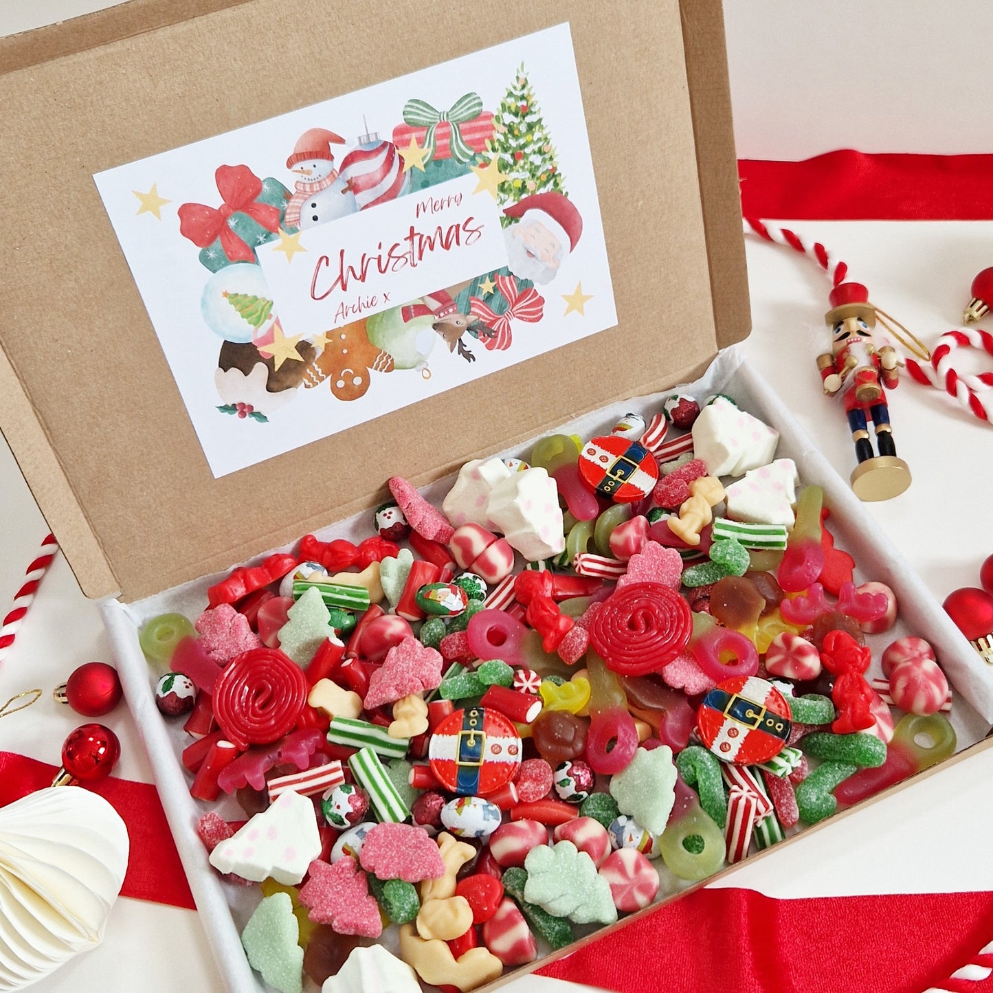 Personalised Christmas Sweet Box