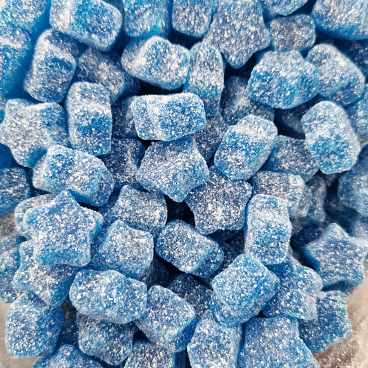 Fizzy Blue Raspberry Stars