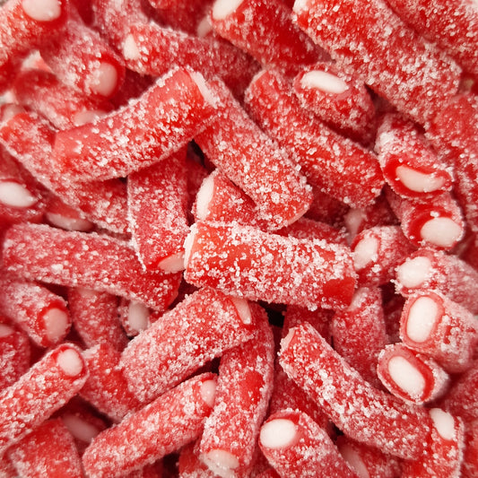 Fizzy Strawberry Pencil Bites