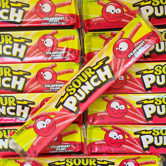 Sour Punch Strawberry Straws